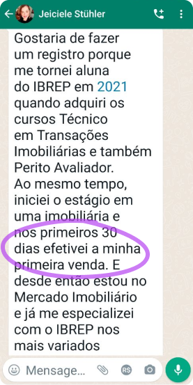 Relato de aluno IBREP que vendeu no primeiro mês